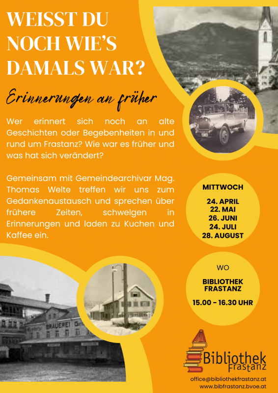 Weißt Du noch wies damals war?