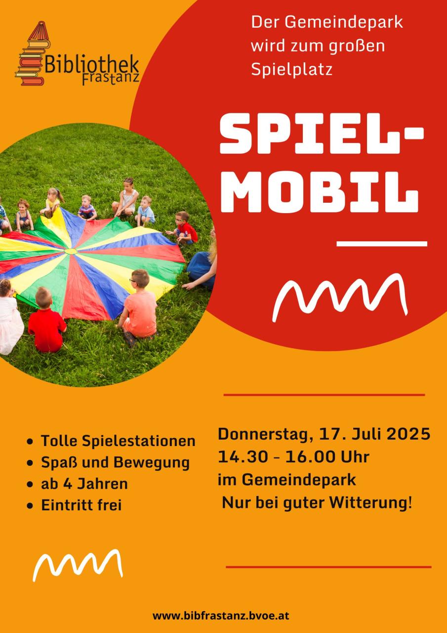 Spielmobil im Gemeindepark
