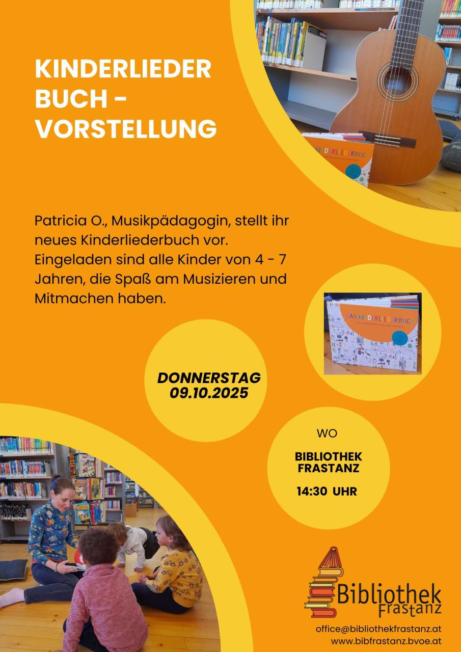 Kinderbuchvorstellung mit Paricia O.