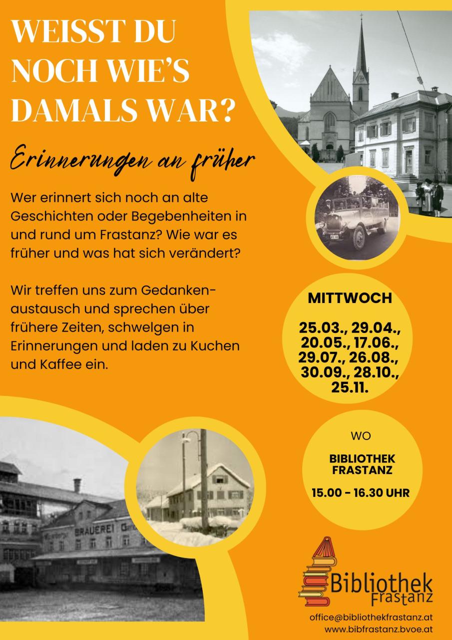 Weisst du noch wie´s damals war?