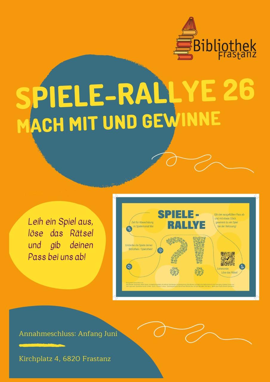 Spiele Rallye 2026