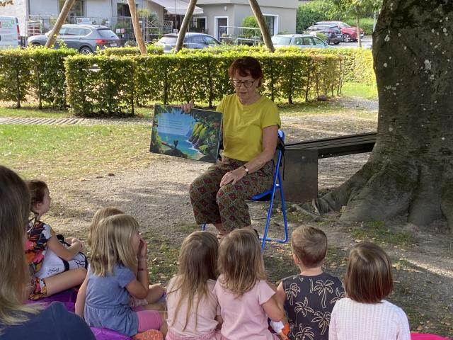 Lesen im Park