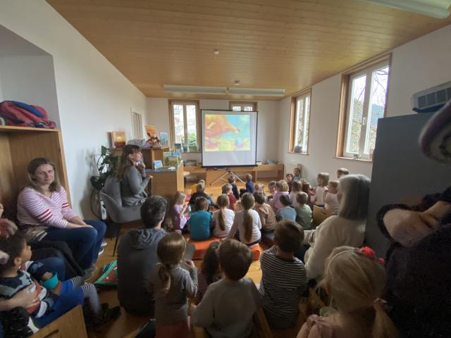 Foto mit Kinder