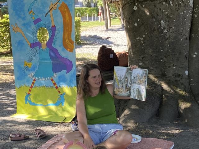 Lesen im Park