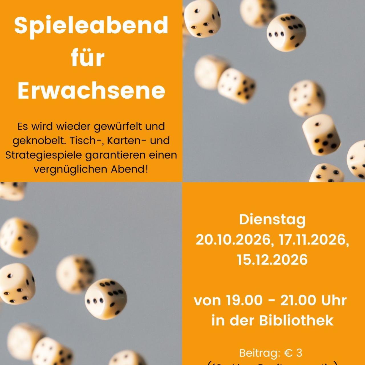 Spieleabend für Erwachsene